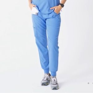 Figs Zamora Jogger Scrub Pants - color: ceil blue, size: XXS